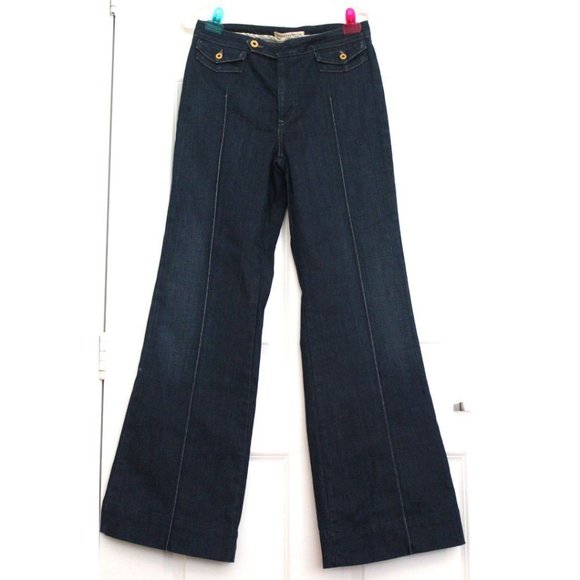 TWENTY8TWELVE by S. Miller Vintage Wide Leg Flare Jeans 70's Y2K Grunge Sz 30 - Picture 1 of 5